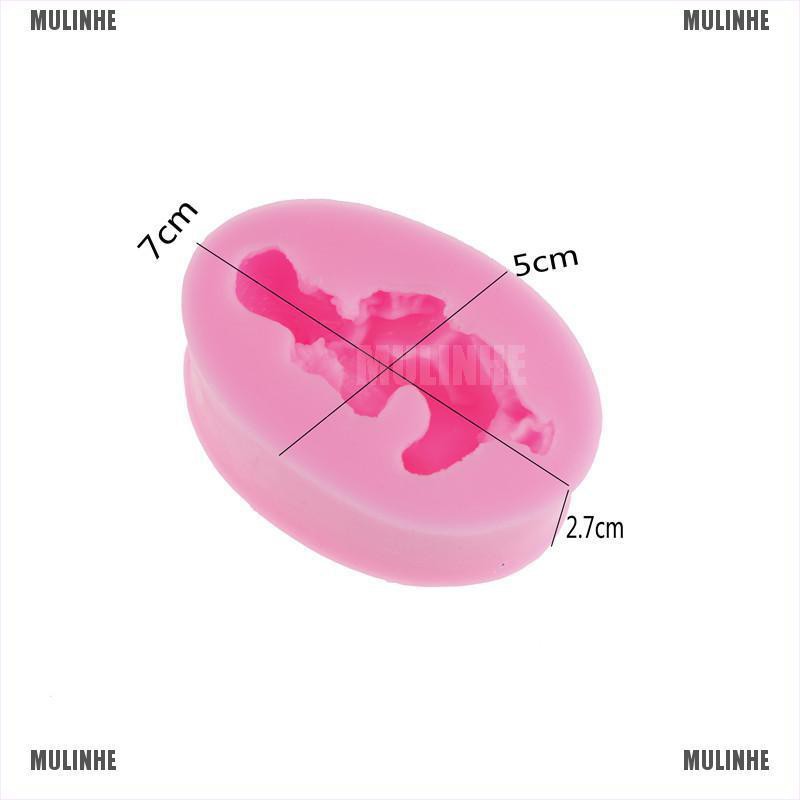 Khuôn làm xà phòng/bánh hình em bé đang ngủ 3d dễ thương xinh xắn