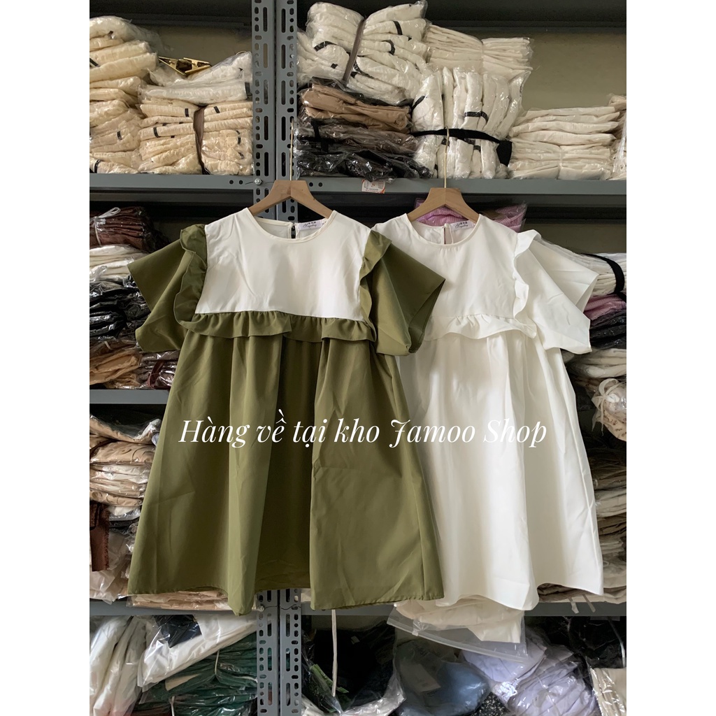 Váy babydoll cánh tiên phong cách ulzzang JAMOO