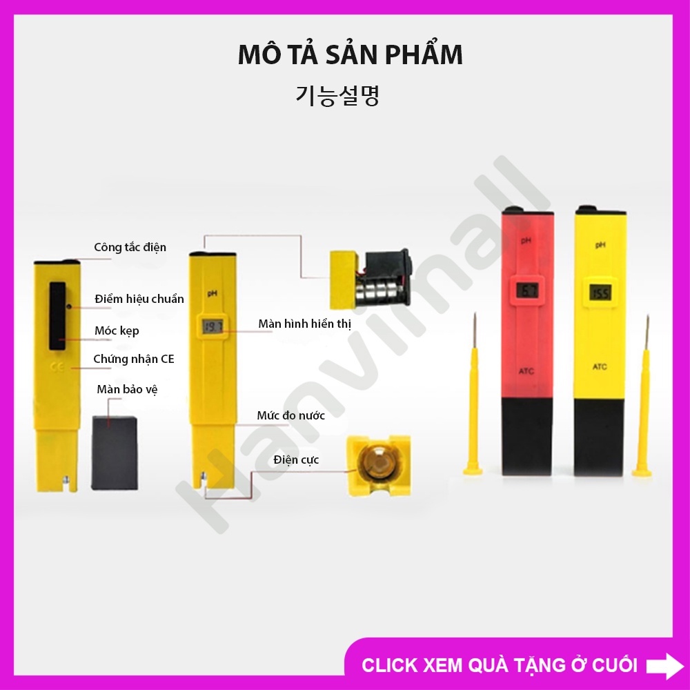 Bút đo độ PH của nước