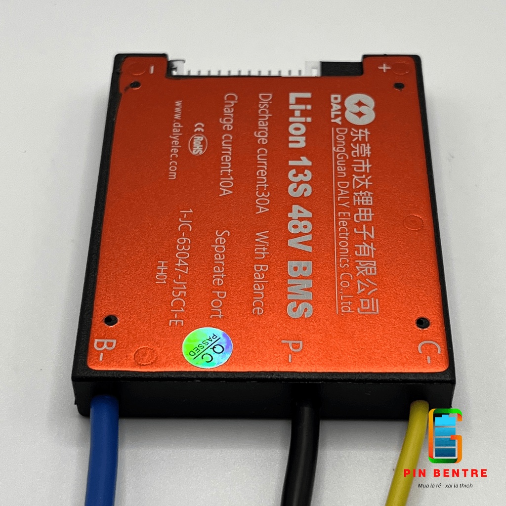Mạch 13S 48V 20A 30A 40A Daly cân bằng và bảo vệ Pin cho xe điện