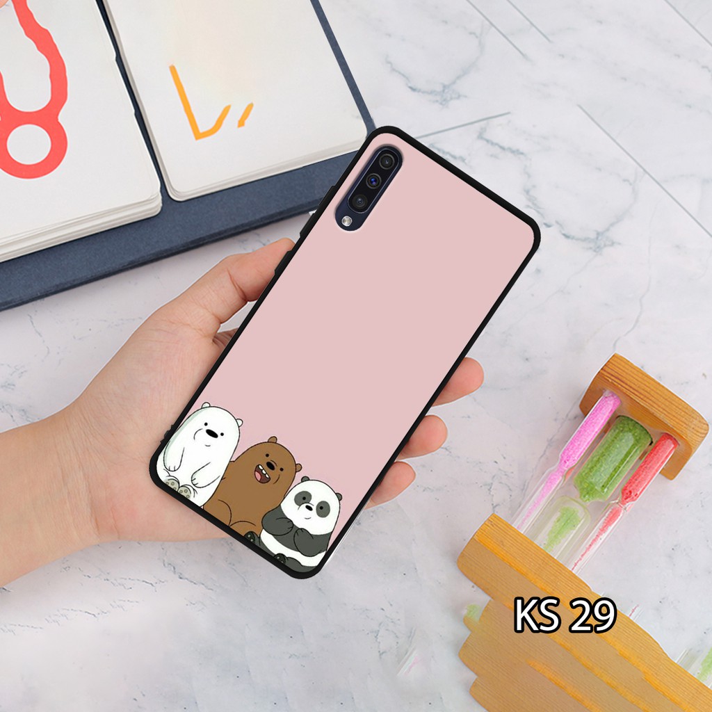 Ốp lưng SamSung A50/A70/A80 in hình Gấu Bear siêu ngộ nghĩnh, độc, lạ_KINGSTORE.HN_Ốp SS A50/A70/A80