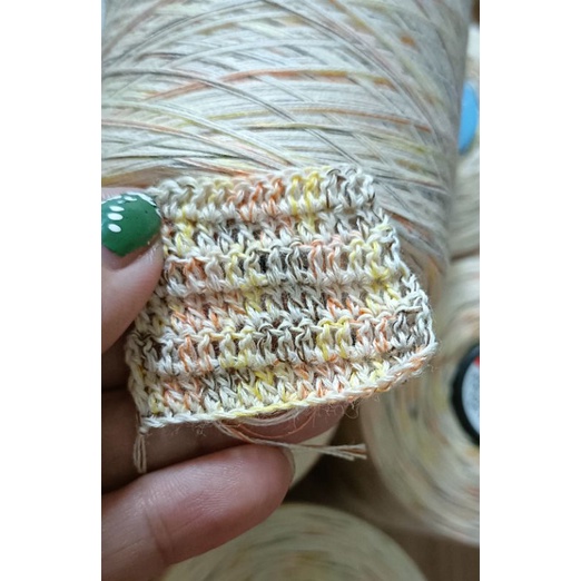 Cuộn sợi Cotton dùng đan móc váy áo,bikini mùa hè.