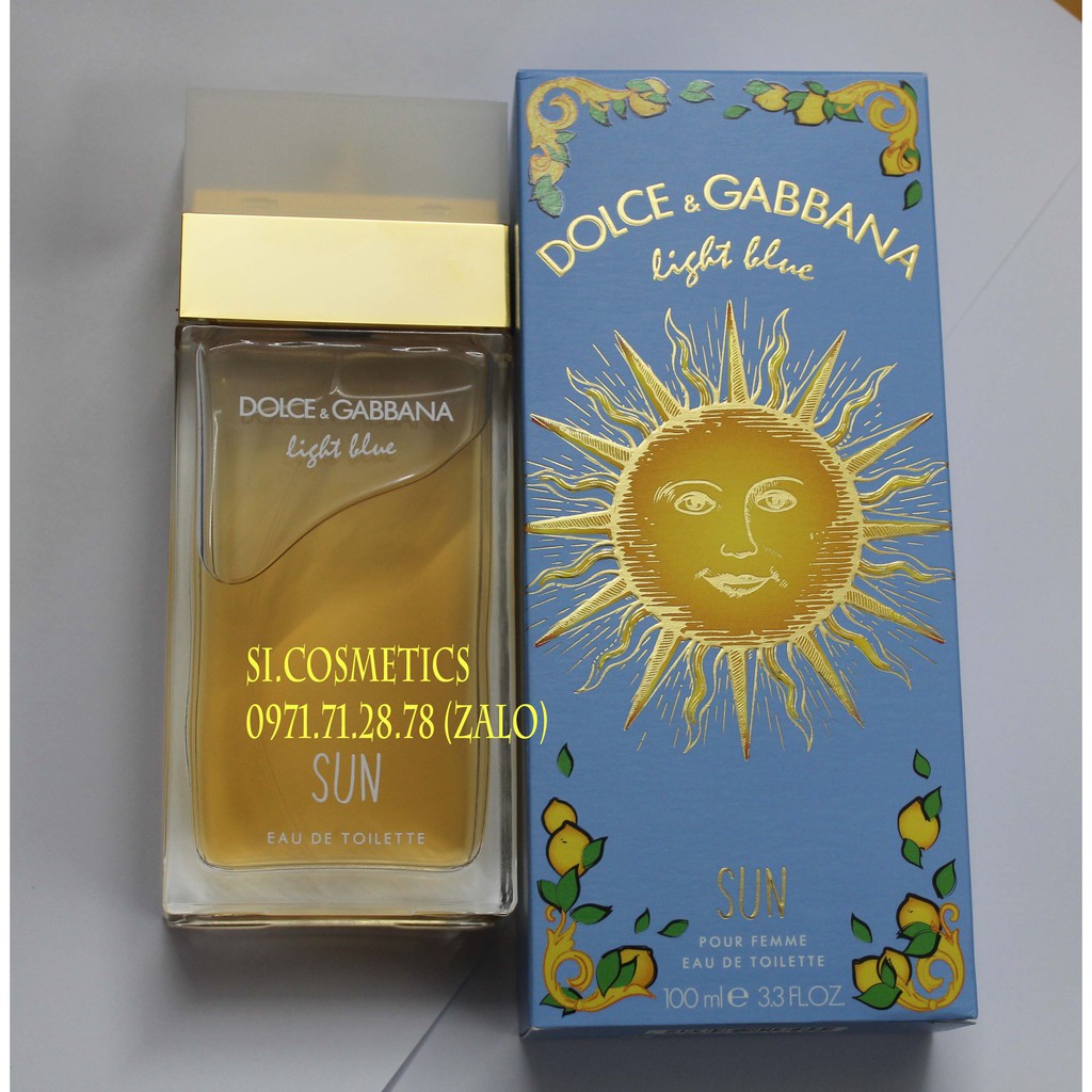 Nước Hoa Nữ Dolce & Gabbana D&G Light Blue Sun 100ml