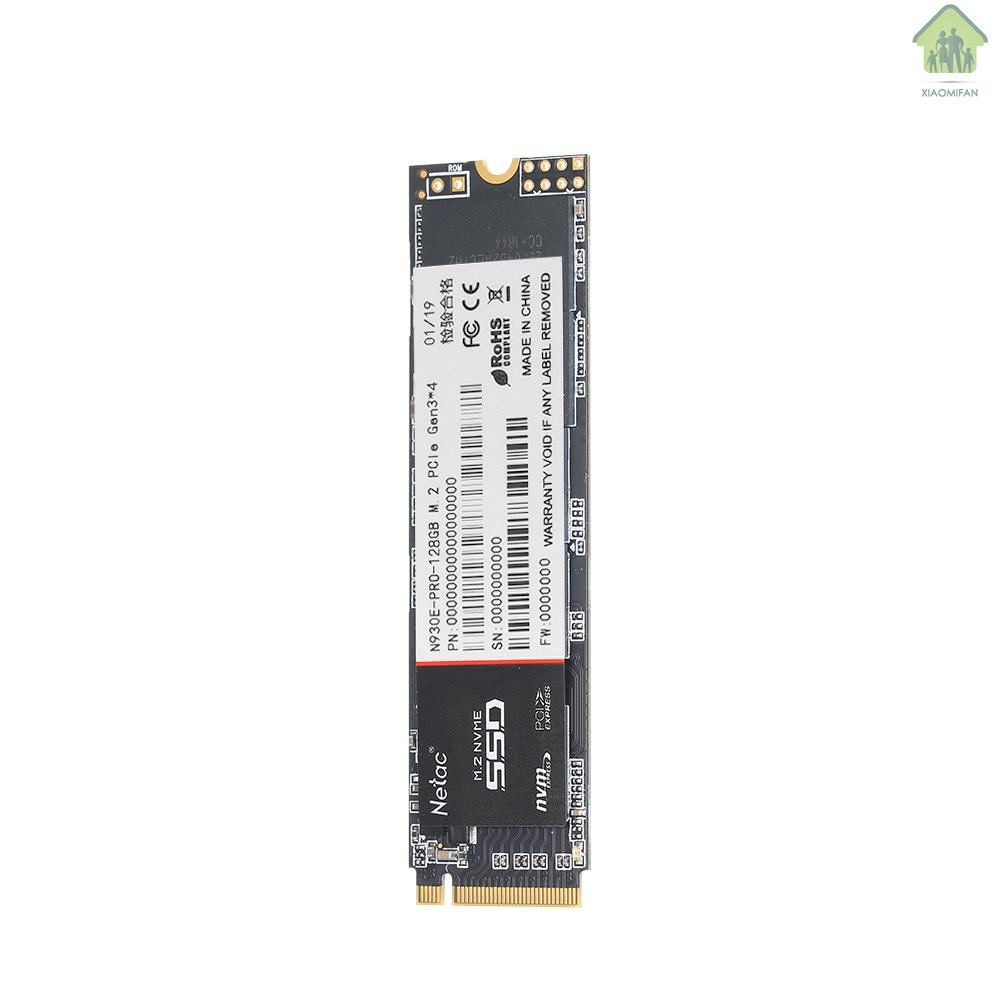Ổ Cứng Xm Netac N930E Pro M.2 2280 Ssd 128gb Nvme Pcie Gen3X4 3d Mlc / Tlc Nand | BigBuy360 - bigbuy360.vn