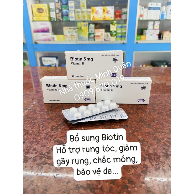 BỔ SUNG VITAMIN H BIOTIN 5mg