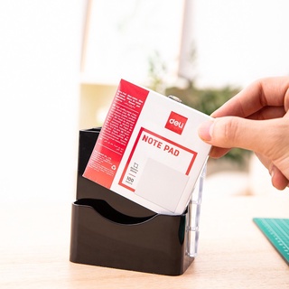 Ống cắm bút 4 ngăn Deli - Màu Đen dùng trong văn phòng - 1 chiếc - E9133 - HOKAMI STORE