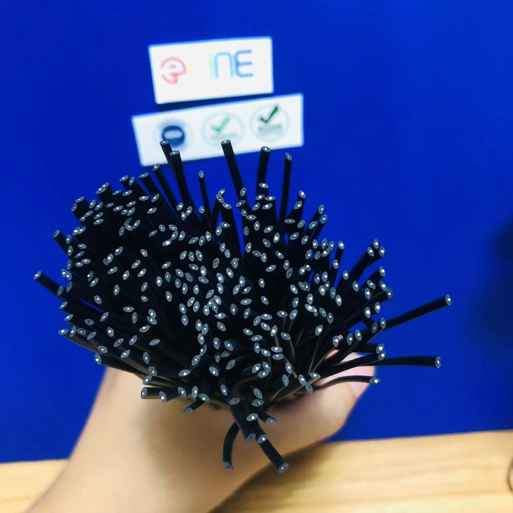 Dây buộc lõi thép vỏ nhựa, dây buộc cây, dây buộc nhựa, cắt đoạn 15cm, 100 sợi, lõi thép 0.45mm