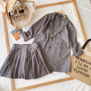[Có sẵn] Set vest 2 món ulzzang + ảnh thật chất vải