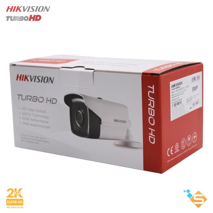 Camera Thân HD-TVI 5MP Hikvision DS-2CE16H0T-ITP - Bảo Hành 2 Năm