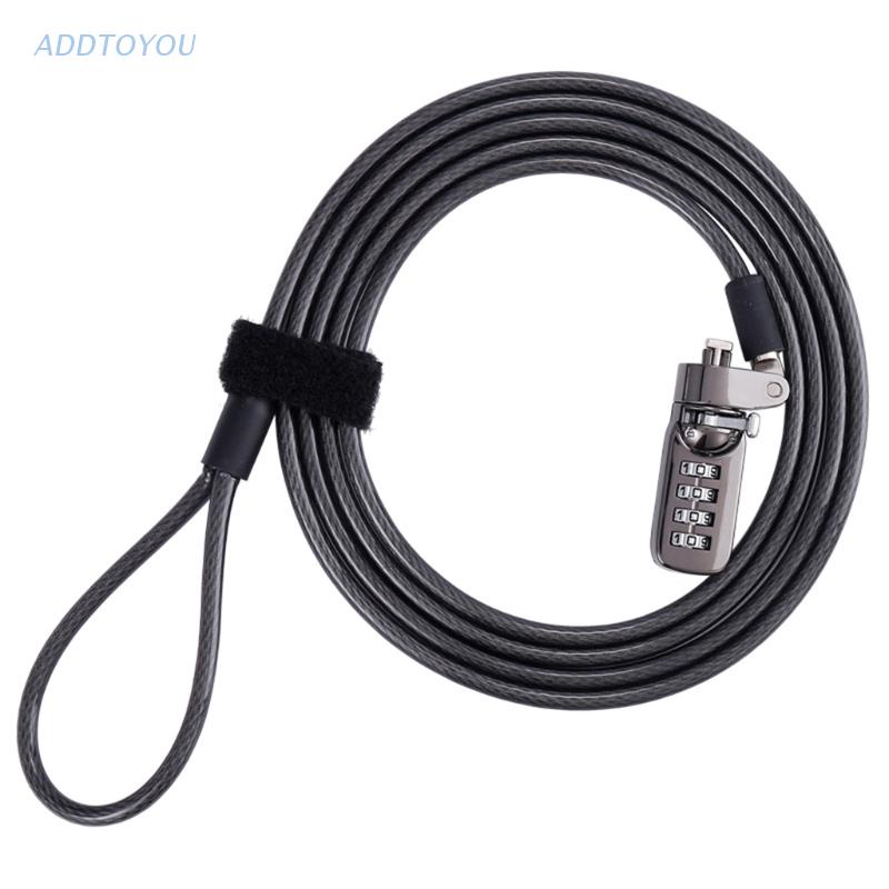 Khóa số chống trộm cho laptop PC màu đen