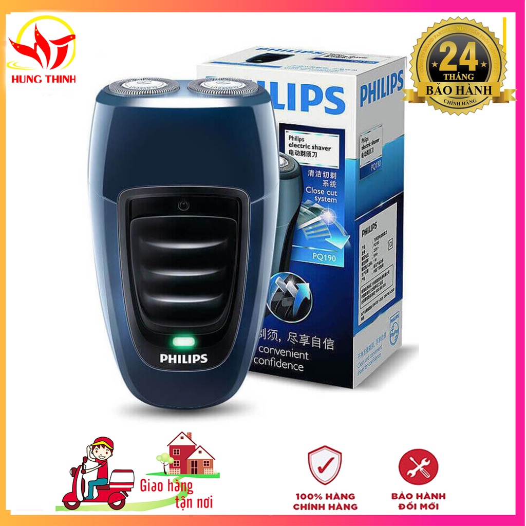 Máy cạo râu điện 2 lưỡi cao cấp Philips PQ190