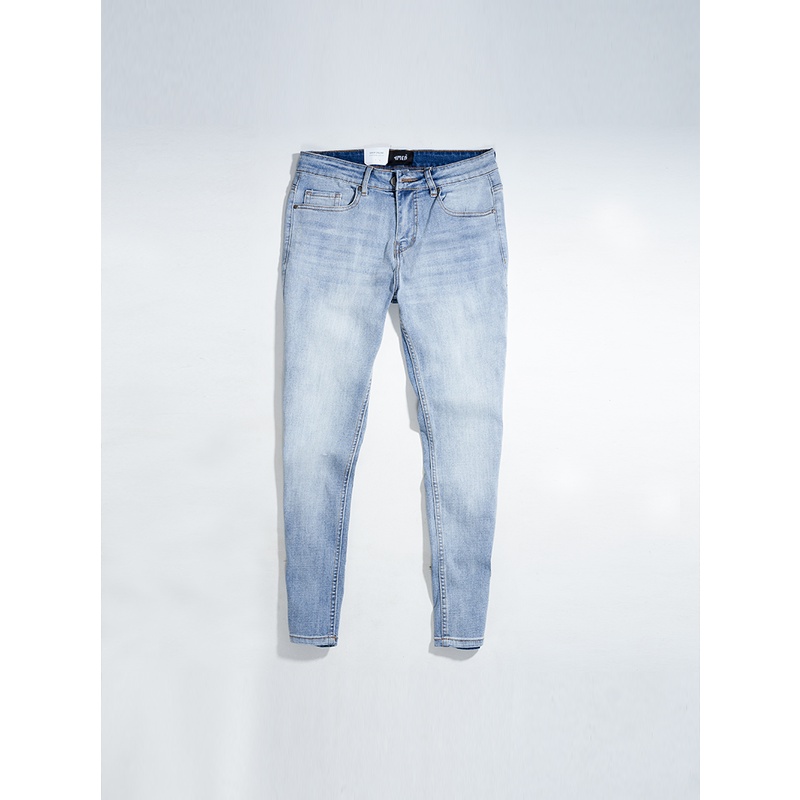Quần Jean nam xanh rách đùi và gối,  form slim mẫu mới của shop  Ngọc Vệ fashion