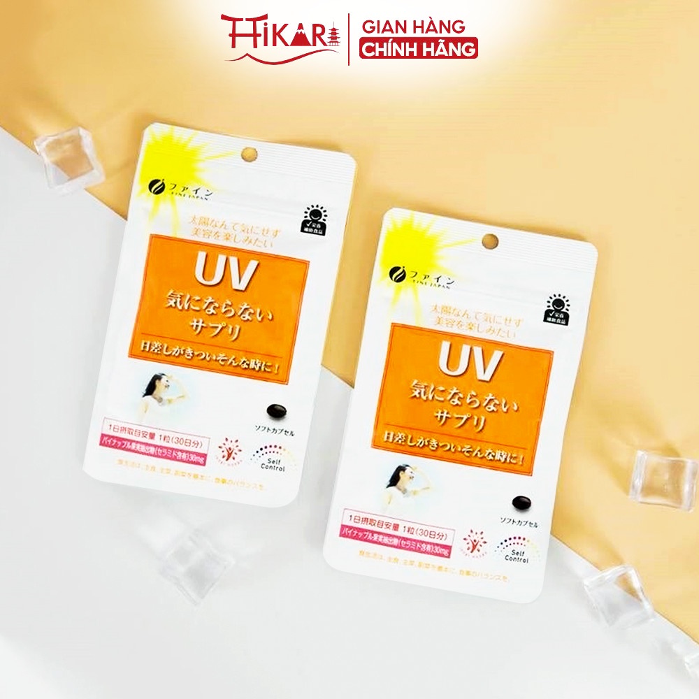 Viên uống chống nắng UV Fine Japan 30 viên/gói