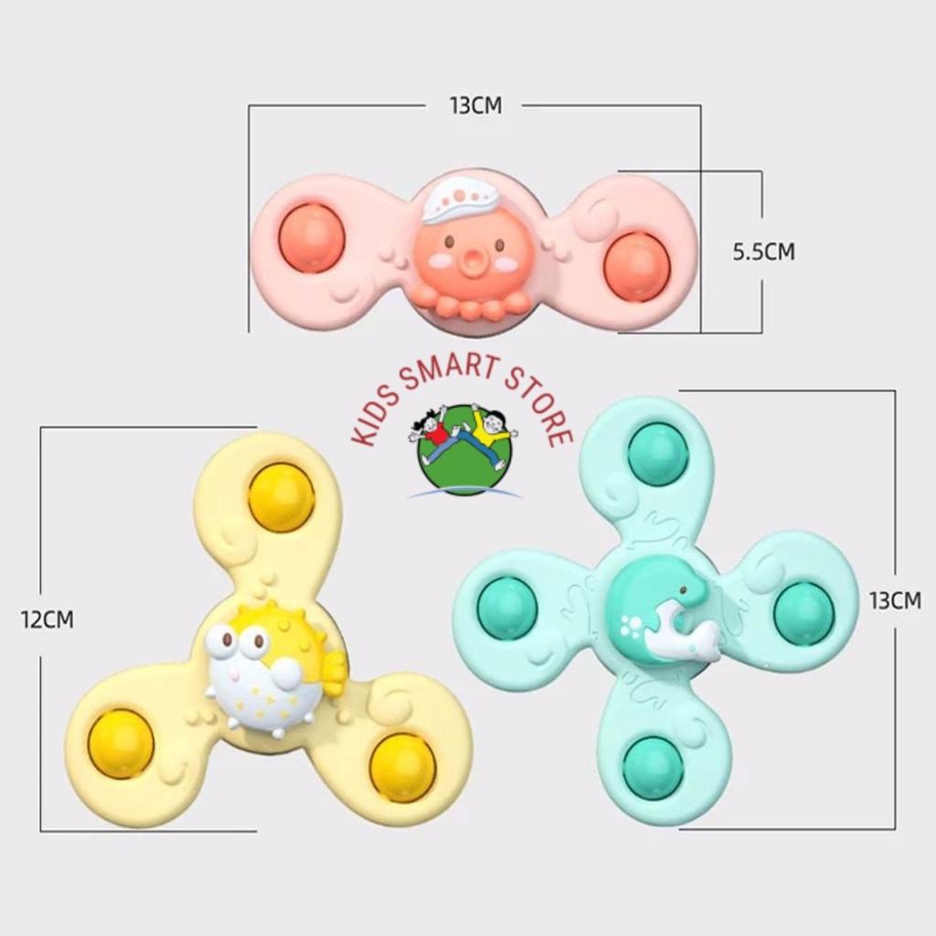 Đồ chơi Con quay spinner 3 cánh 2 cánh 4 cánh cao cấp dán tường chống nước