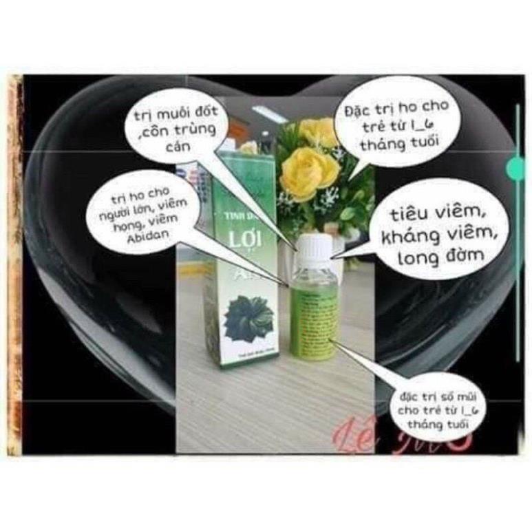 Hết ho sổ mũi - tinh dầu Lợi An thoa ngạt mũi, ho đờm+ quà khăn sữa
