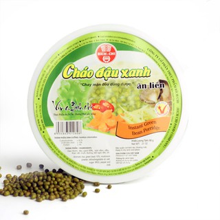 Combo 4 hộp Cháo đậu xanh Bích Chi (mỗi tô 60g)