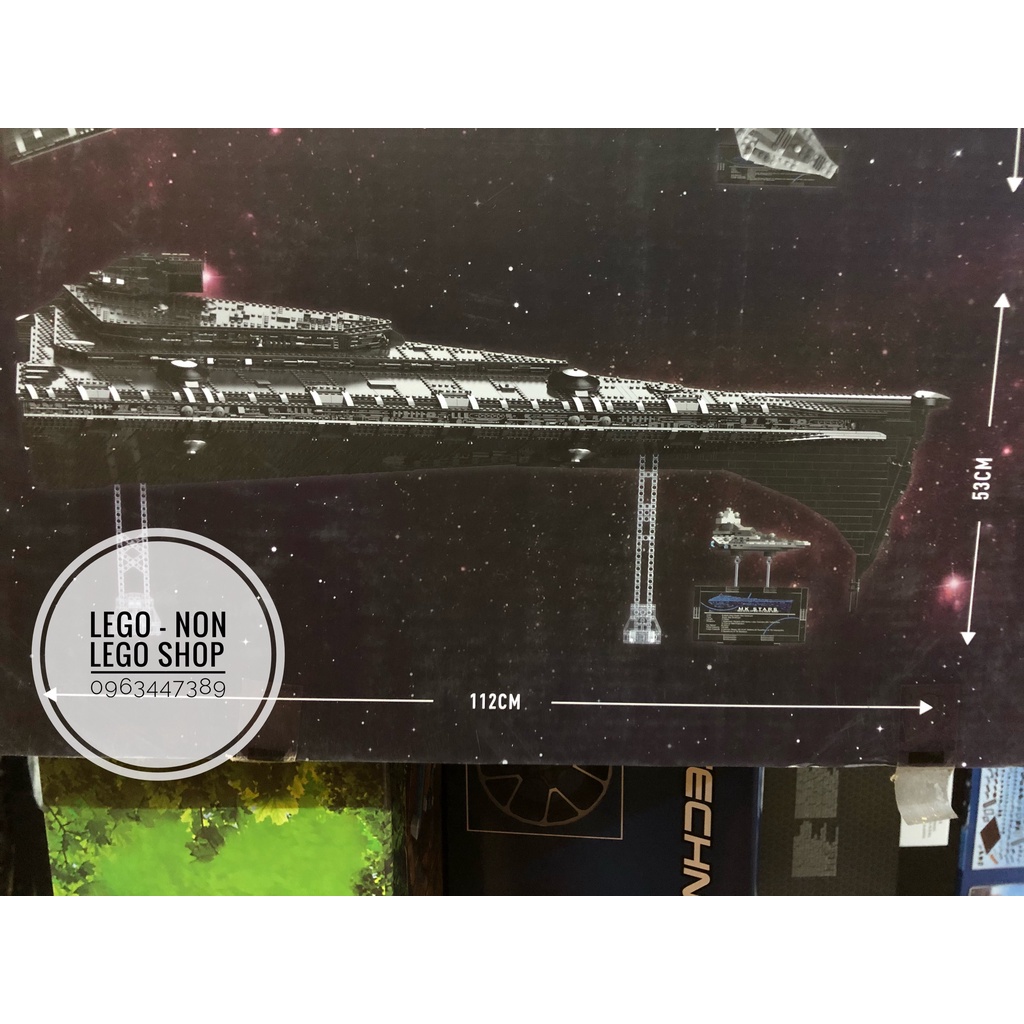 Star Wars - Mould King 21004 ( Xếp Hình Siêu Phi Thuyền Super Star Destroyer Class Dreadnought 10368 mảnh