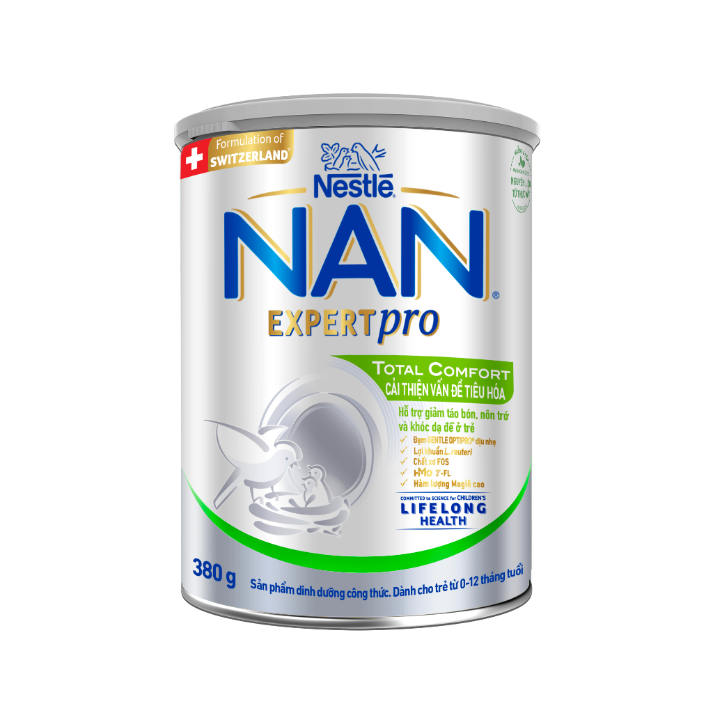 Sữa Bột Nestlé NAN Expert Pro Total Comfort 380gr - Công thức đặc biệt dành cho trẻ mắc các triệu chứng đường tiêu hóa
