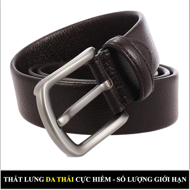 Thắt lưng nam da PU, Dây nịt phong cách Hàn Quốc khóa ghim cổ điển ELLE HOMME - TL18