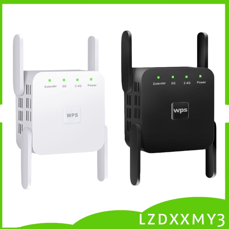 Bộ Lặp Sóng Wifi Không Dây 1200mbps 2.4g 5g 4 Ăng Ten | BigBuy360 - bigbuy360.vn