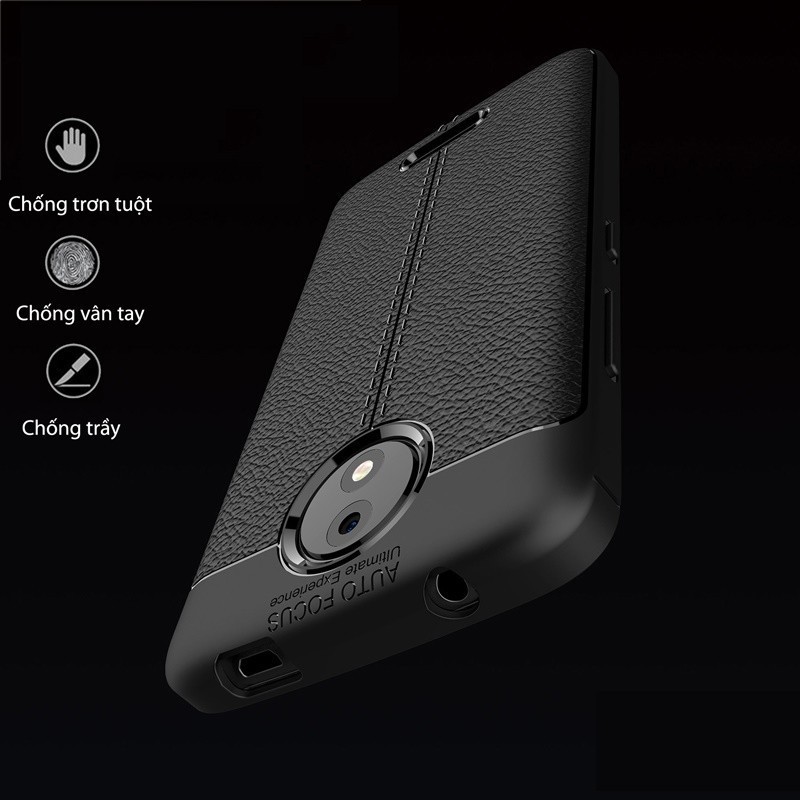 Ốp lưng Motorola Moto E4 Plus giả da siêu bền - OL2421