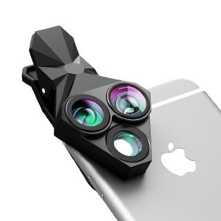 Ống Kính 3 Trong 1 Kẹp Camera Điện Thoại Zoom 20x 0.65x