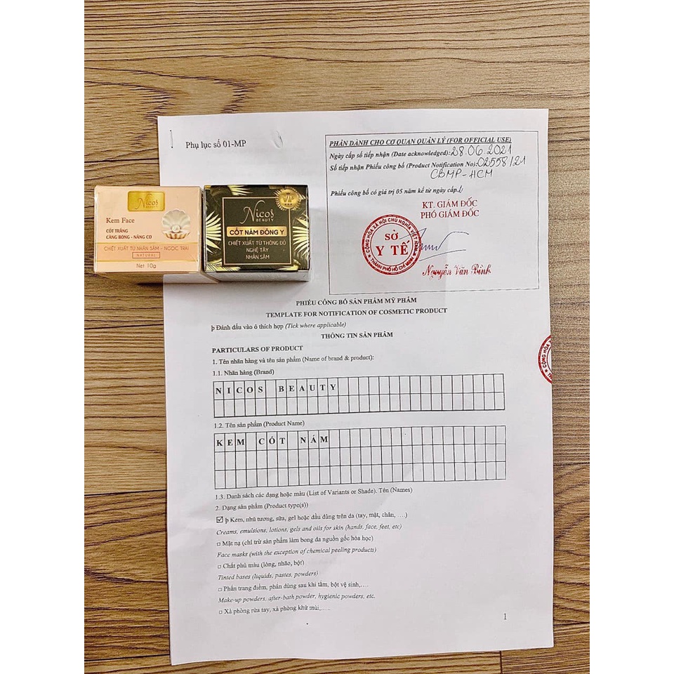 Kem Face Nicos Cốt Trắng Căng Bóng Nâng Cơ Thanh Nhi House