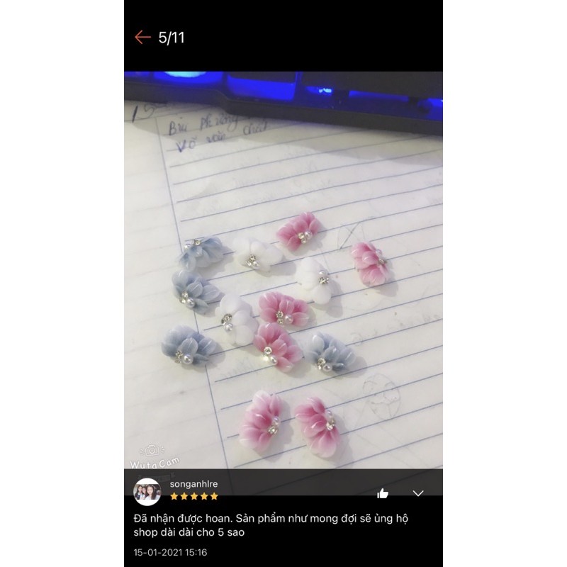 Hoa bột gắn móng tay SHOP NAIL HUYỀN ANH