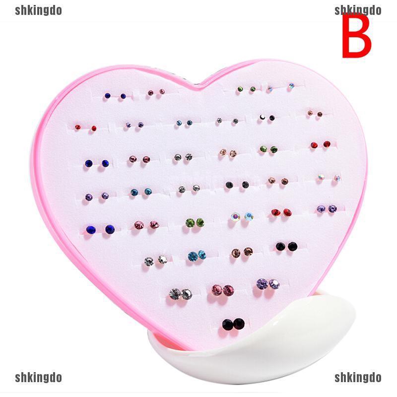 Set 36 đôi bông tai kiểu dáng xinh xắn thời trang