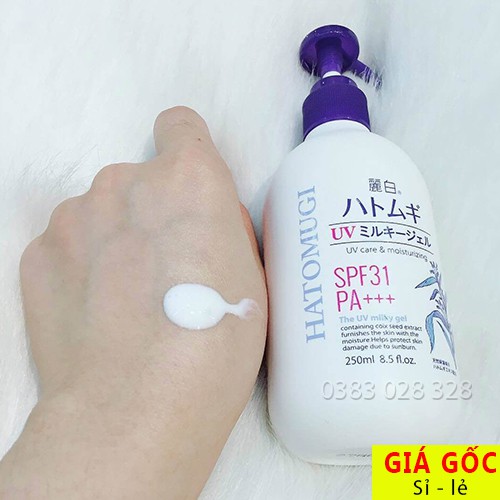 SỮA DƯỠNG THỂ  CHỐNG NẮNG HATOMUGI SPF31 PA+++ NHẬT