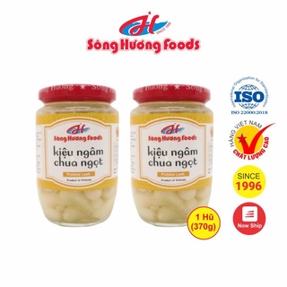 2 Hũ Củ Kiệu Ngâm Chua Ngọt Sông Hương Foods Hũ 370g
