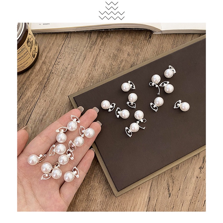 Kẹp Tóc Đính Ngọc Trai Thời Trang Cho Nữ