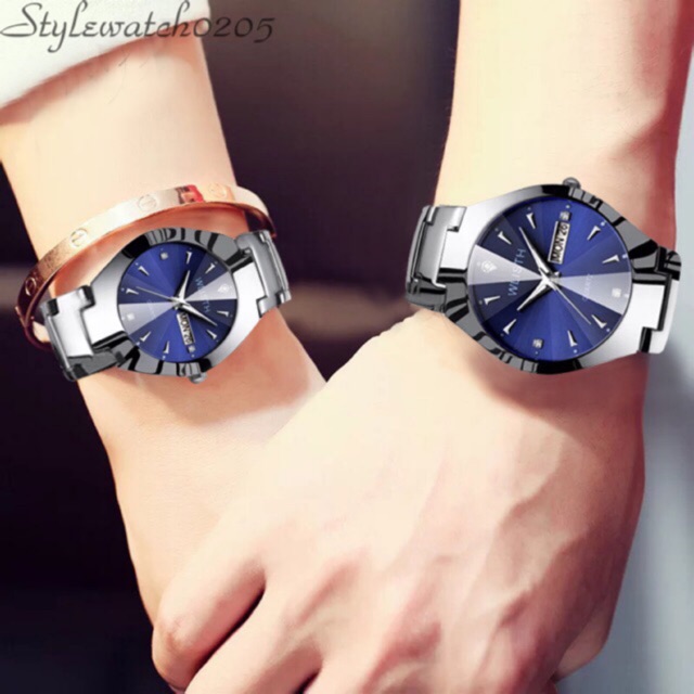 Đồng hồ cặp nam nữ WLISTH chính hãng dây inox cao cấp - Giá 1 cái | BigBuy360 - bigbuy360.vn