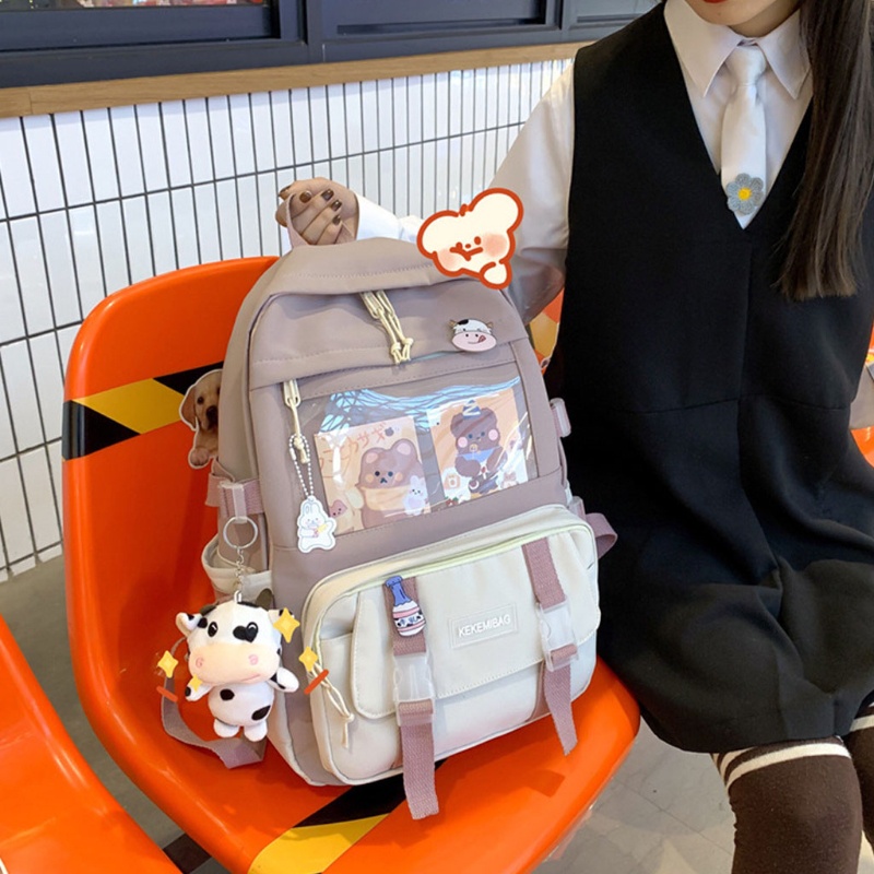 Ba Lô Đeo Vai Đi Học In Hình Blala Kawai Dễ Thương Cho Tuổi Teen