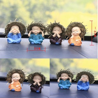 Bộ Tượng Chú Tiểu Tứ Không Có Nón Rơm