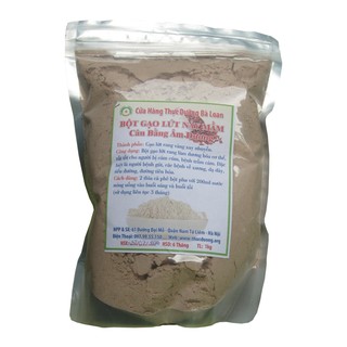 Bột gạo lứt nảy mầm cân bằng âm dương 1kg