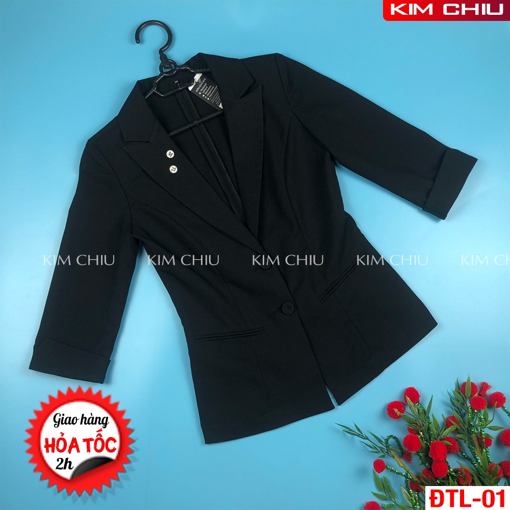Áo Vest Nữ Công Sở Kim Chiu Tay Lỡ Vải Kaki, Form Đẹp [HÀNG CAO CẤP - ĐỔI TRẢ THOẢI MÁI] VTL-01