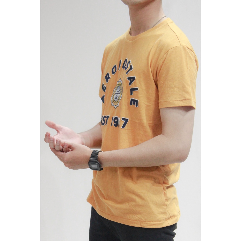 (ẢNH THẬT) Áo Polo Aero AÉROPOSTALE Vàng thêu chữ - HL Shop