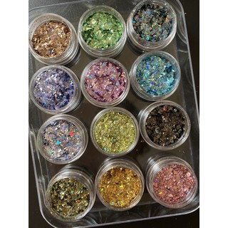 Set giấy nhũ khổng tước mix đủ mẫu