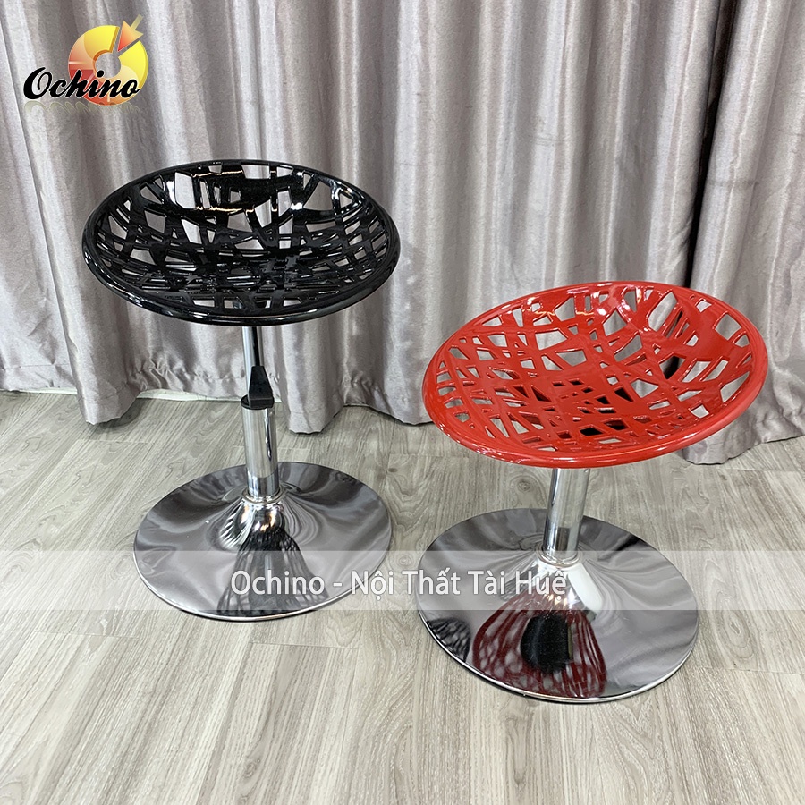 Ghế Trang Điểm, Ghế Chụp Hình Mẫu Nhựa Lưới Xinh Xắn Cao 30/50Cm (Đủ Màu)