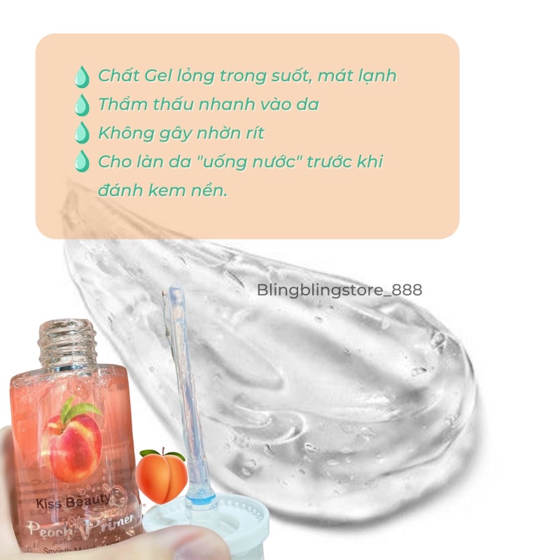 Kem Lót Cấp Nước Kiềm Dầu Đào Kiss Beauty | BigBuy360 - bigbuy360.vn