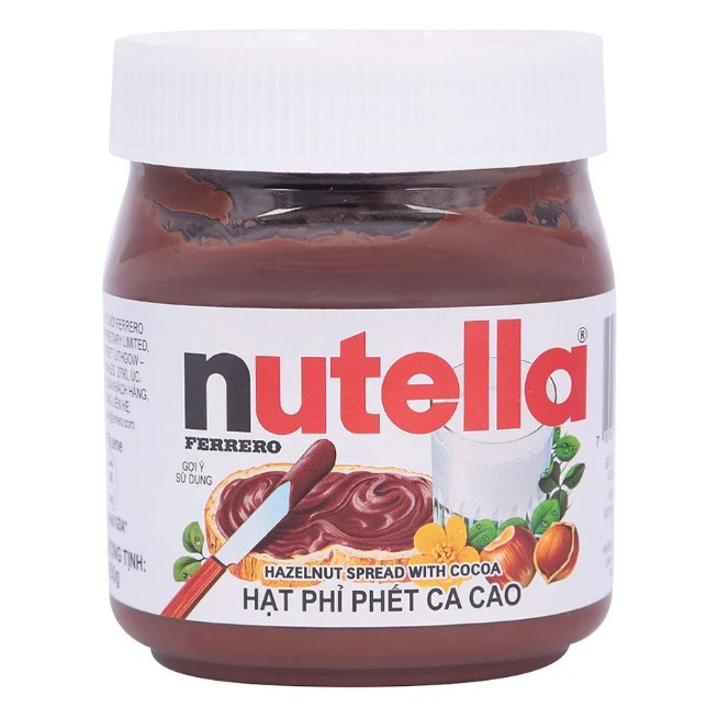 Bơ Hạt Phỉ Phết Cacao NUTELLA Hazelnut Spread with Cocoa