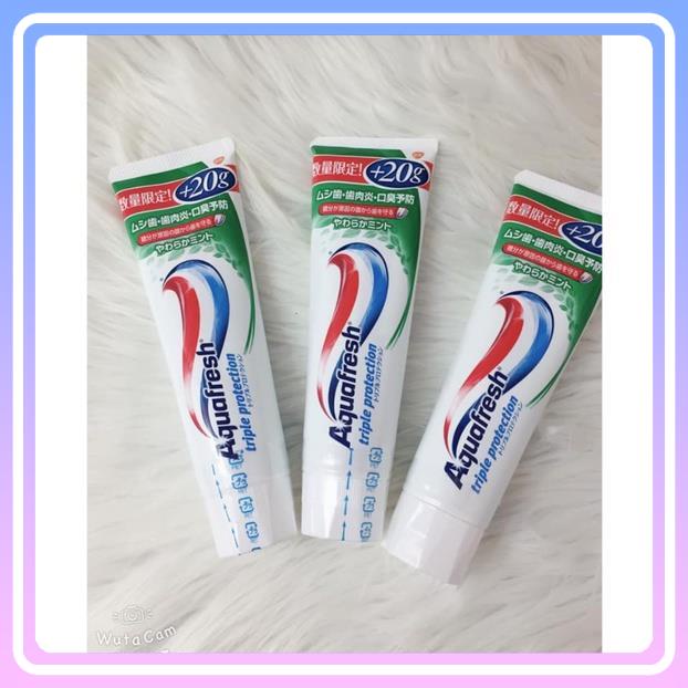 [Chính hãng] [hàng Nhật nội địa]  Kem đánh răng Aquafresh +20gr (2 mùi vị)