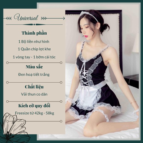 Đồ Cosplay Cô Hầu Gái Sexy - Bộ Đồ Ngủ Cô Giúp Việc Nghe Lời Gợi Cảm UNIVERSALXXX - DCP18 | BigBuy360 - bigbuy360.vn
