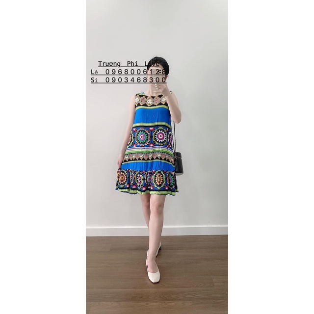 Váy thổ cẩm suông cực kỳ mát(40-65Kg)