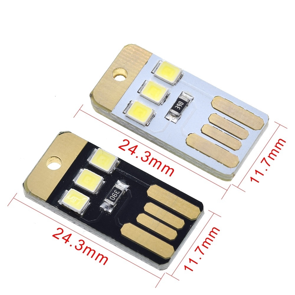 Chip Đèn Led Usb Mini Siêu Sáng Cho Máy Tính