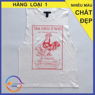 áo thun ba lổ tanktop in gà trống hiệu F21