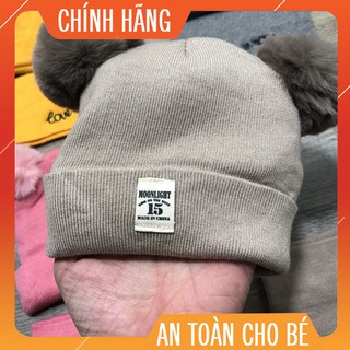 [Si-Le] Bộ khăn + mũ len 2 quả bông cho bé MS02