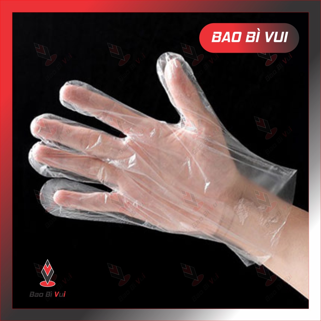 [100G] Bao Tay Nilon, Bao Tay Xốp, Bao Tay Dùng 1 Lần
