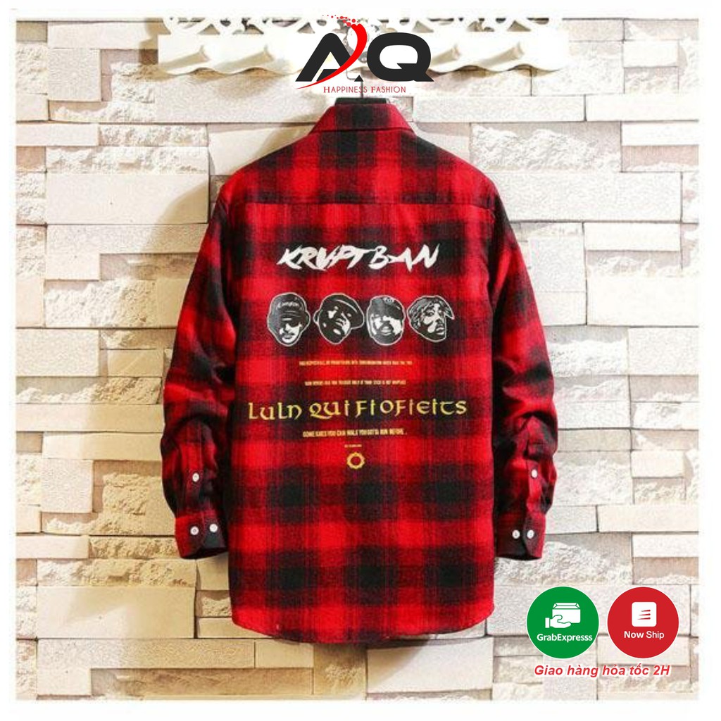 Áo Sơ Mi Caro Flannel Caro Nam Nữ chống nắng 💖FREESHIP+QUÀ TẶNG💖 Áo Khoác Flannel Unisex Cực Chất Nhiều Mẫu SM10- QSTORE